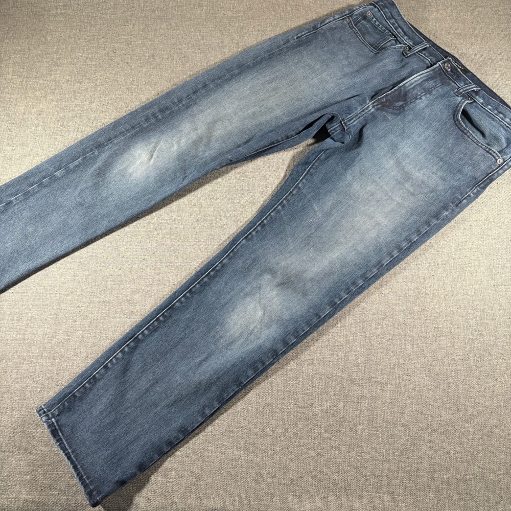 Banana Republic Premium Performance Jean Mens 33x30‎ Blue Straight Leg Denim